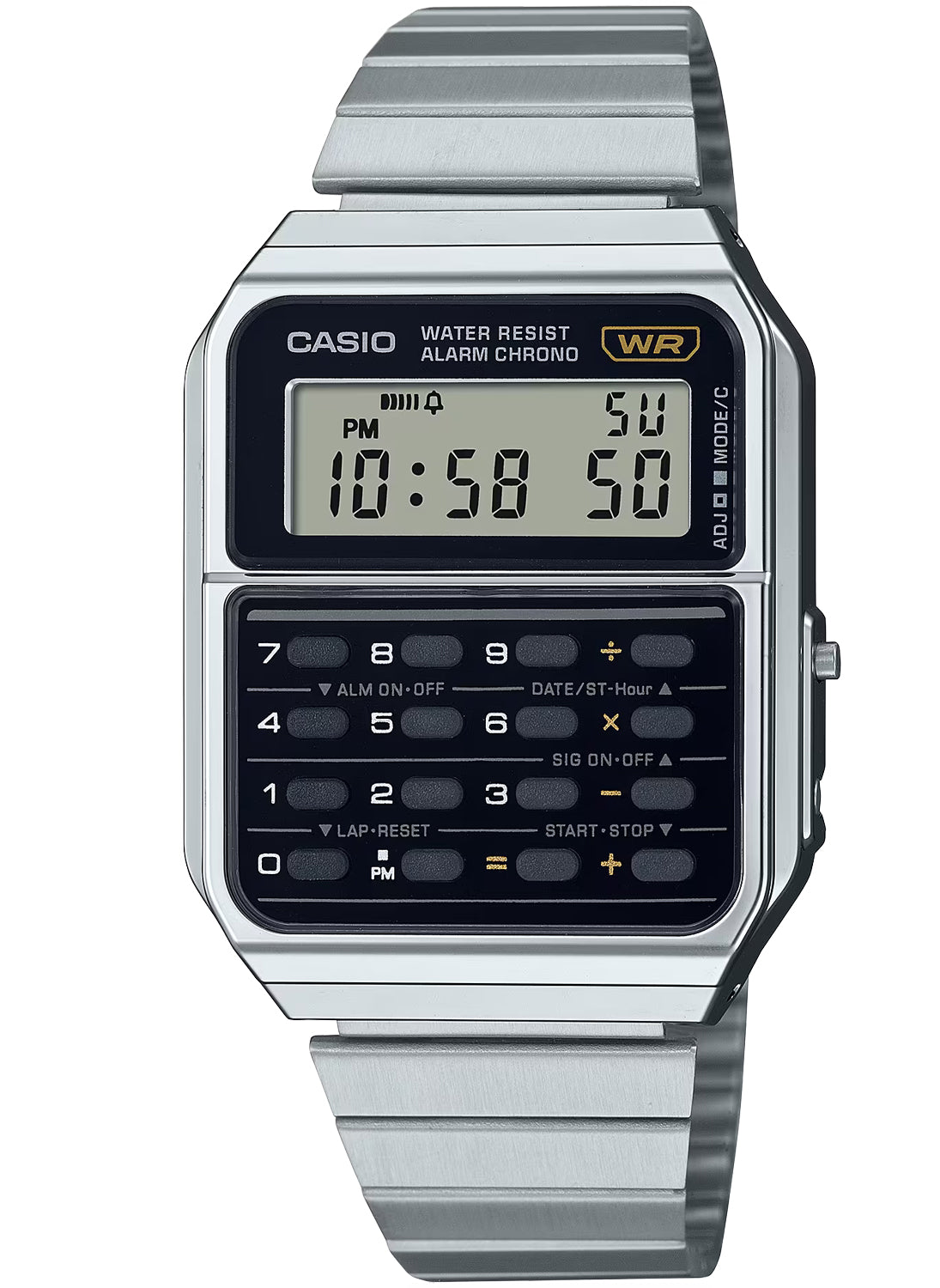 Relógio CASIO Vintage CA-500WE-1ADF *Calculadora