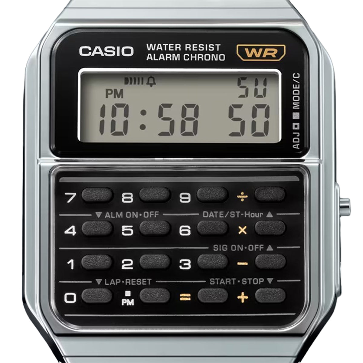 Relógio CASIO Vintage CA-500WE-1ADF *Calculadora