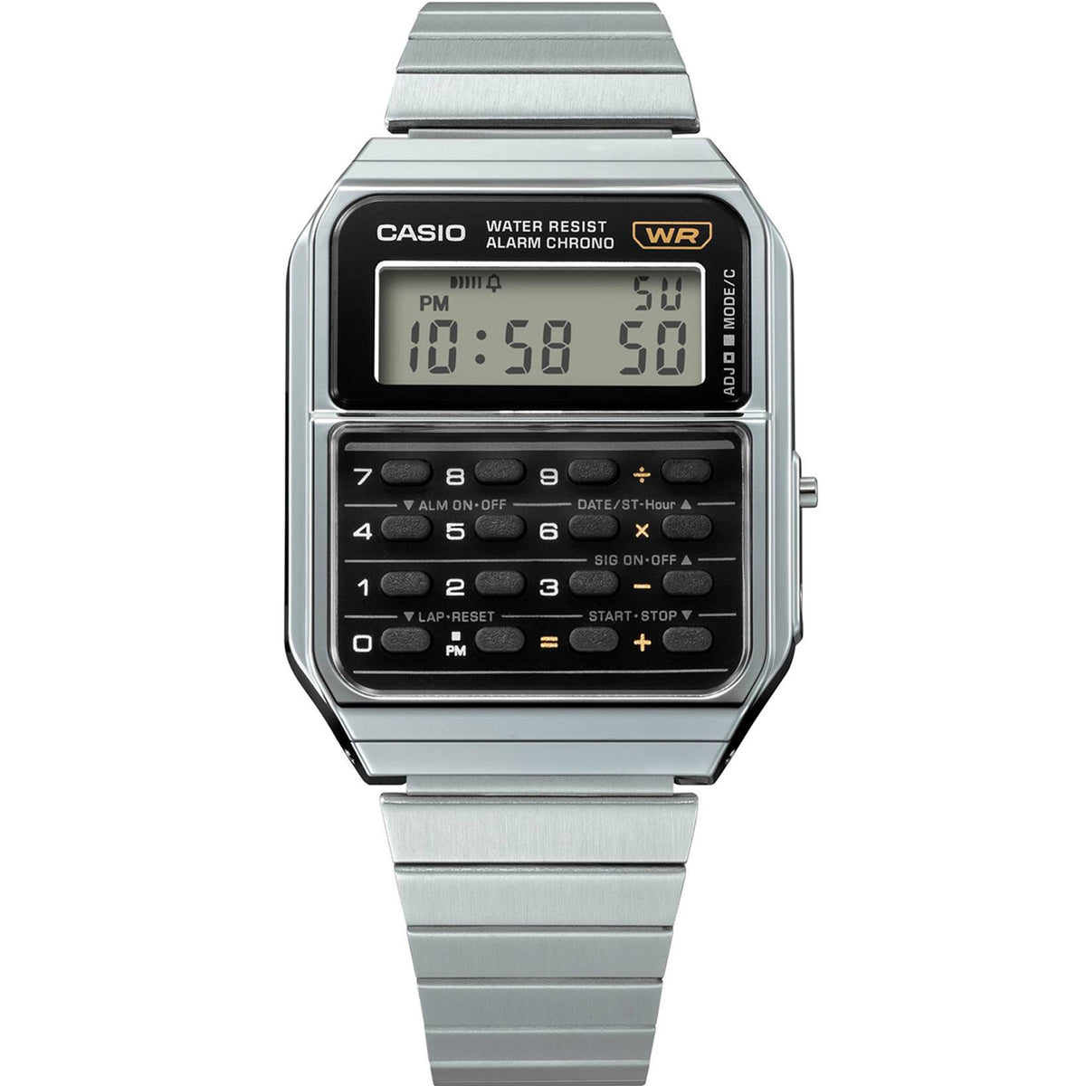 Relógio CASIO Vintage CA-500WE-1ADF *Calculadora