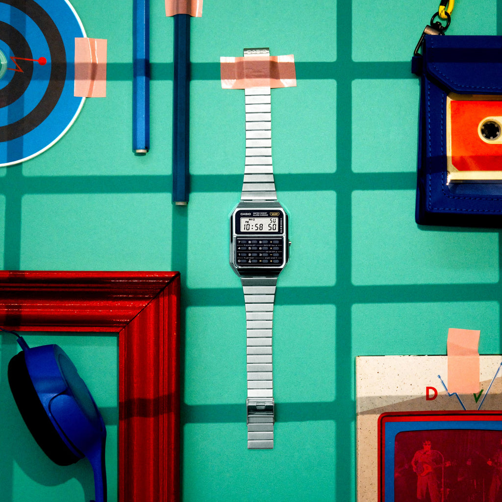 Relógio CASIO Vintage CA-500WE-1ADF *Calculadora