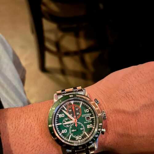 Relógio CITIZEN Masculino Cronógrafo Eco-Drive CA0851-56X *Brycen Weekender