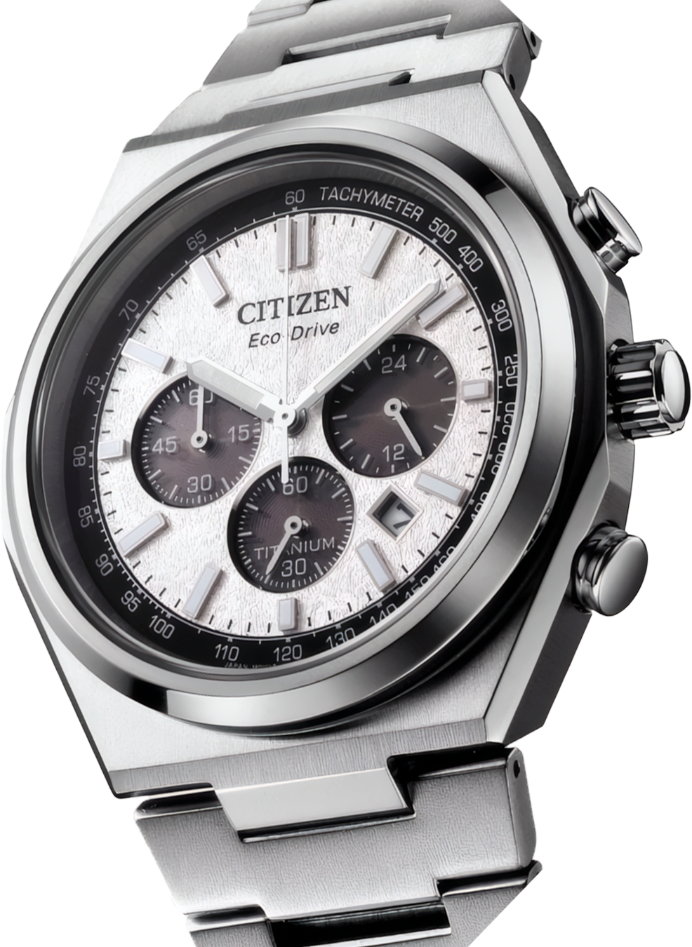Relógio CITIZEN Masculino Eco-Drive Zenshin Chrono Super Titanium CA4610-85A