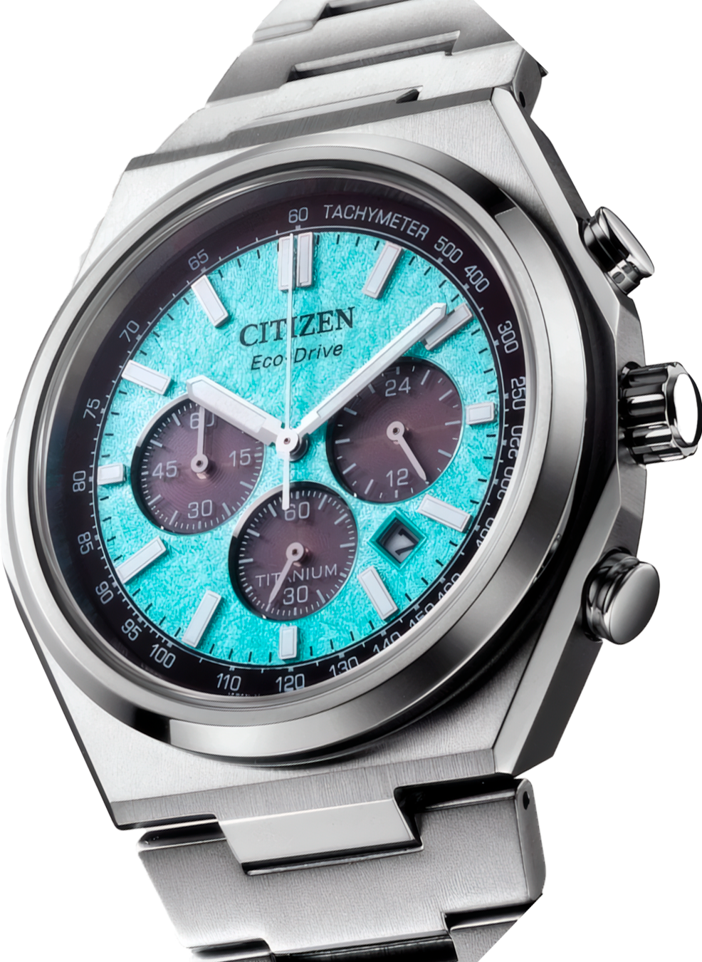Relógio CITIZEN Masculino Eco-Drive Zenshin Chrono Super Titanium CA4610-85M