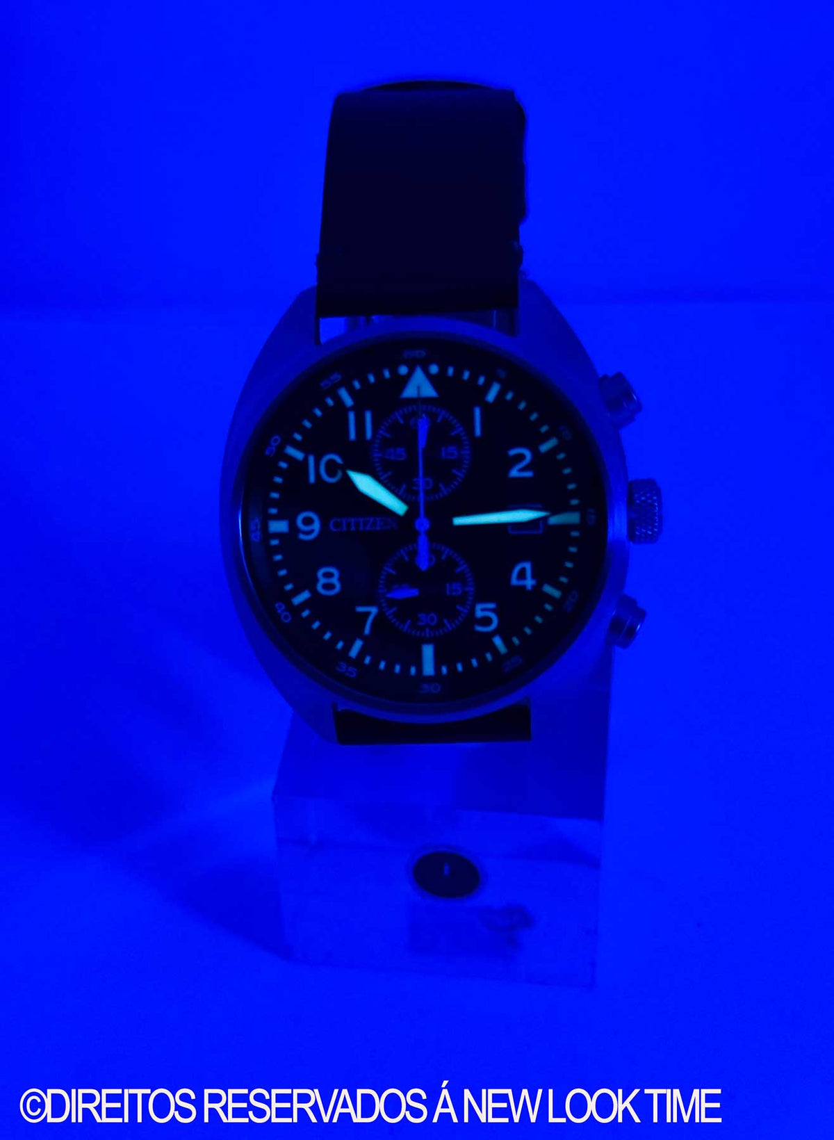 Relógio CITIZEN Masculino Eco Drive Cronógrafo Pilot CA7041-07X