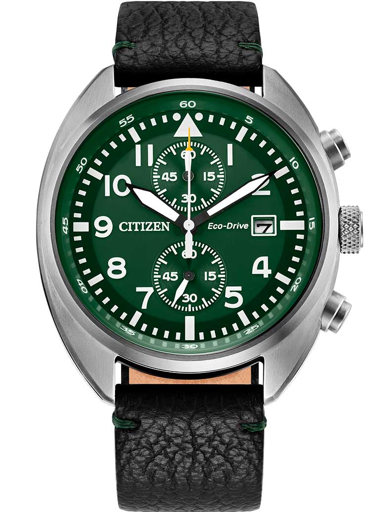 Relógio CITIZEN Masculino Eco Drive Cronógrafo Pilot CA7041-07X