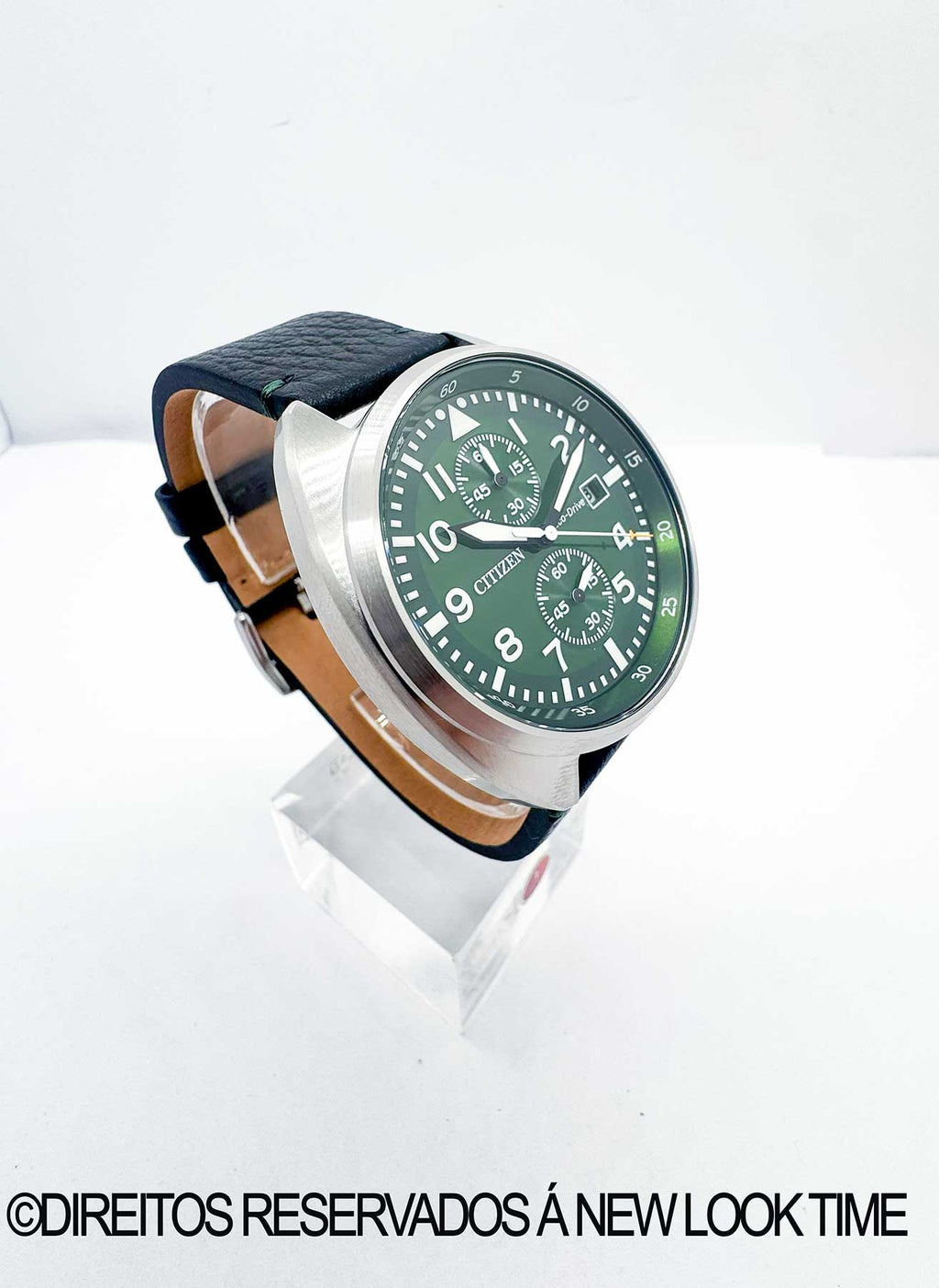 Relógio CITIZEN Masculino Eco Drive Cronógrafo Pilot CA7041-07X