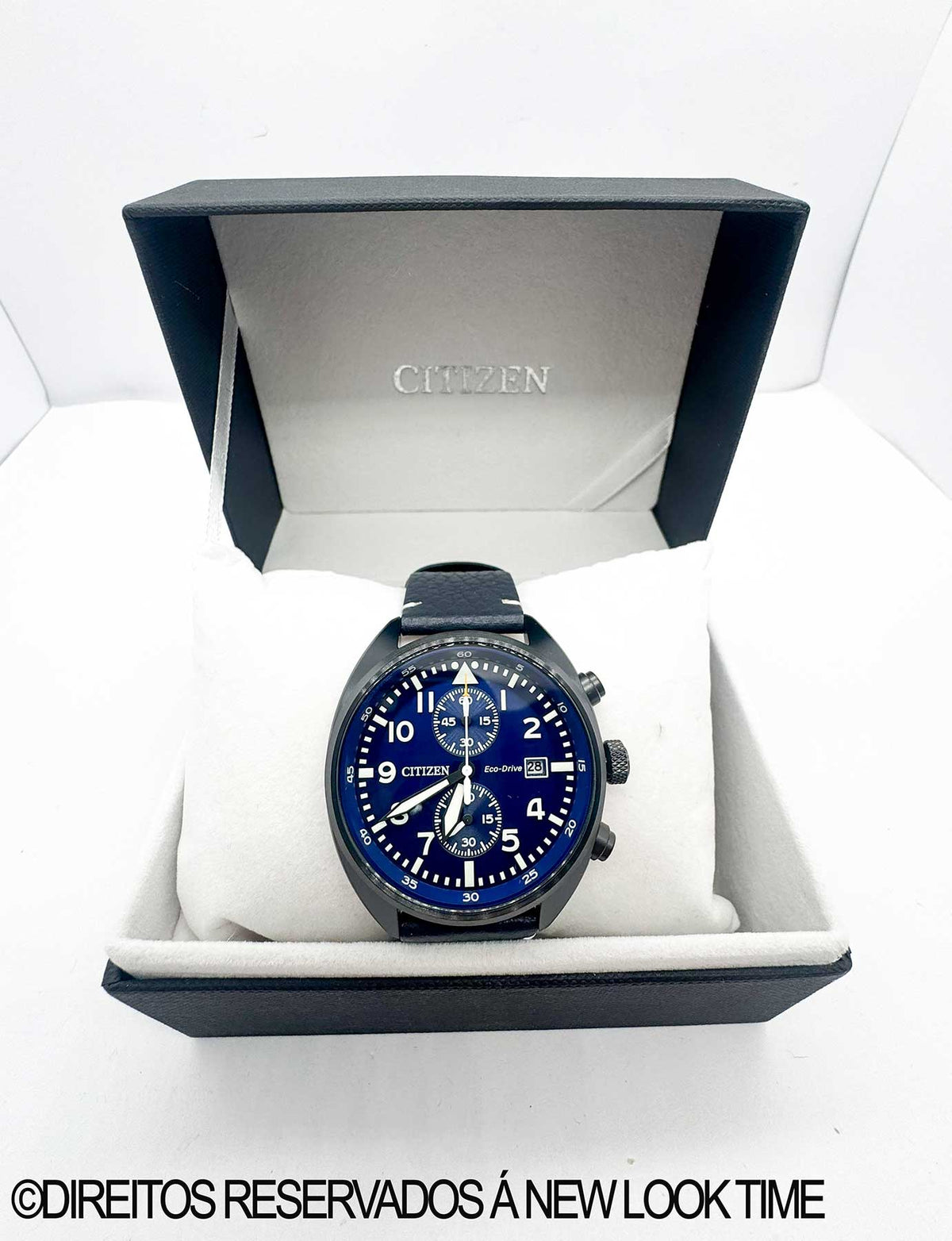 Relógio CITIZEN Masculino Eco Drive Cronógrafo Pilot CA7048-08L