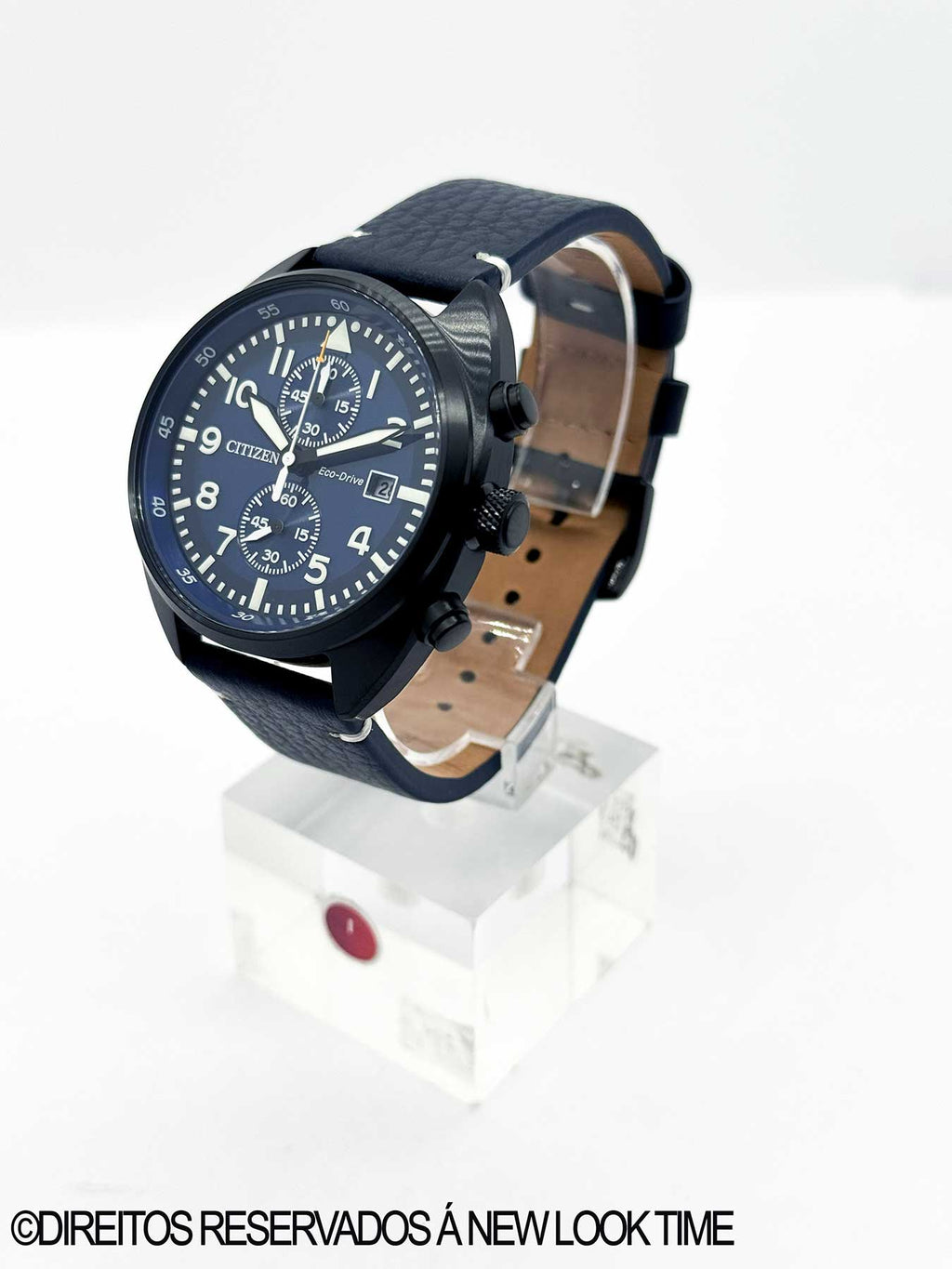 Relógio CITIZEN Masculino Eco Drive Cronógrafo Pilot CA7048-08L