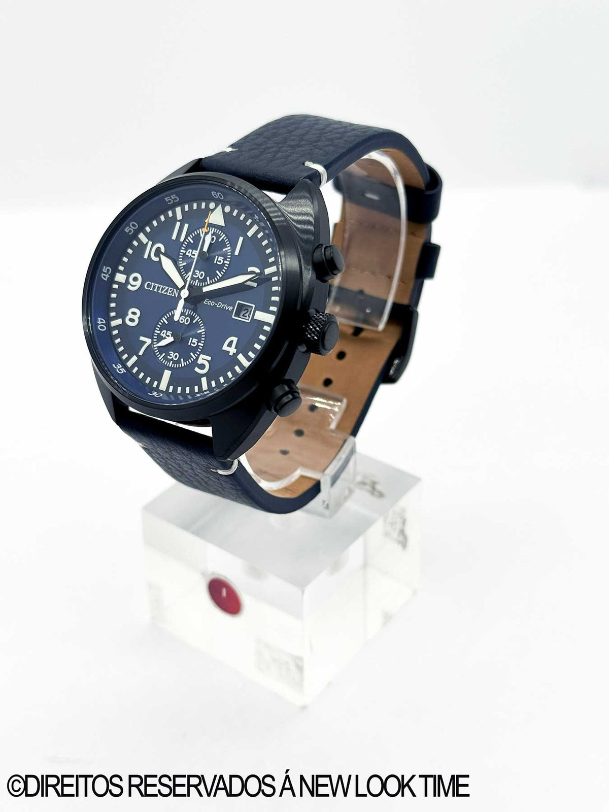 Relógio CITIZEN Masculino Eco Drive Cronógrafo Pilot CA7048-08L
