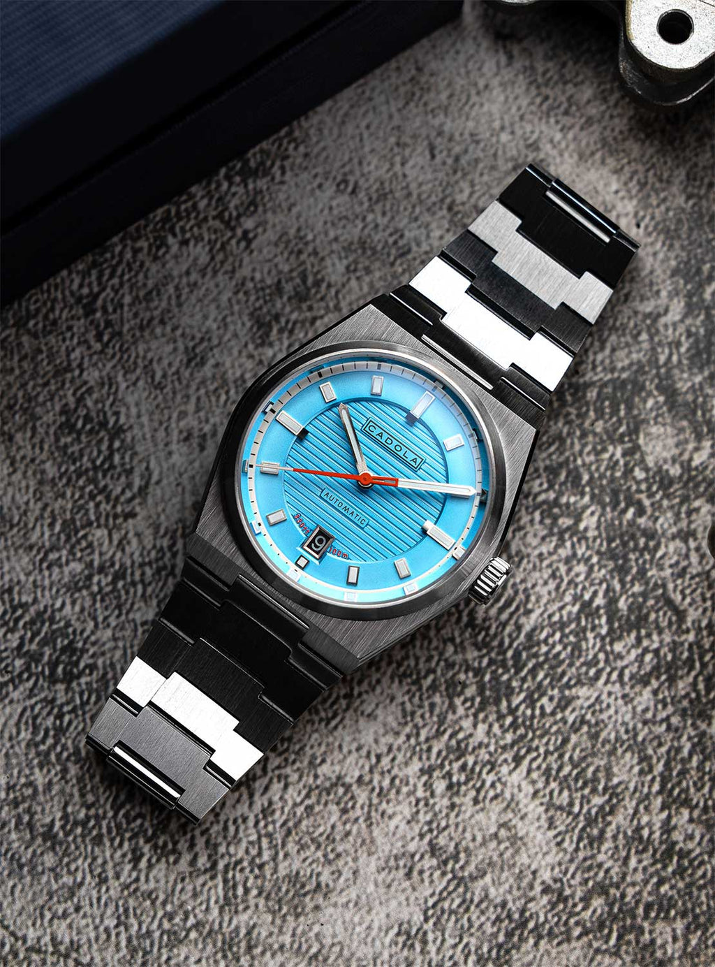 Relógio Cadola Lydden Hill Automatic Mirror Blue CD-1056-88