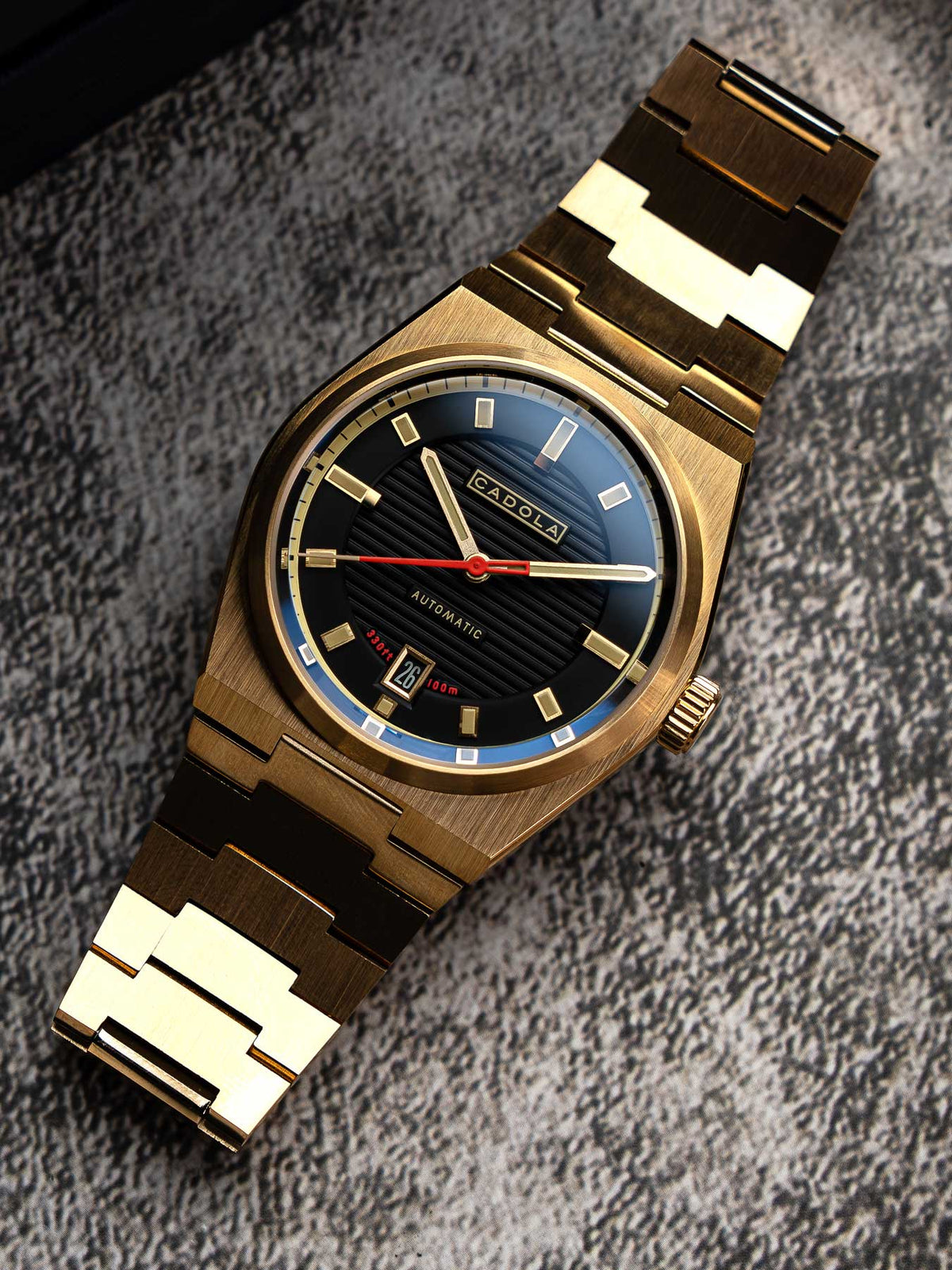 Relógio Cadola Lydden Hill Automatic Grille Gold CD-1056-AA