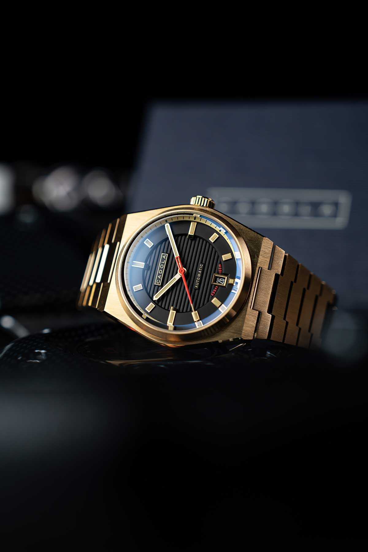 Relógio Cadola Lydden Hill Automatic Grille Gold CD-1056-AA