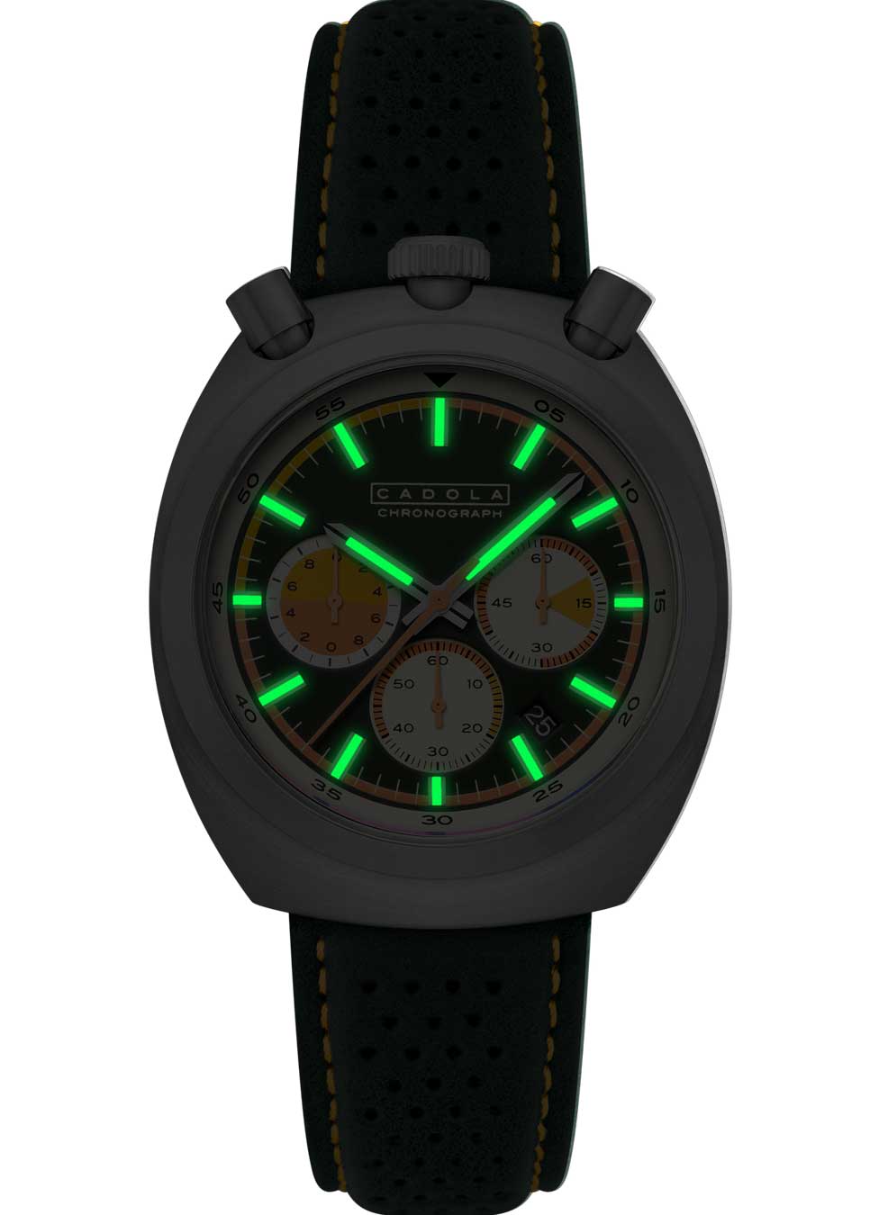 Relógio Cadola Testa Di Toro Chronograph Speedster Green CD-1058-03