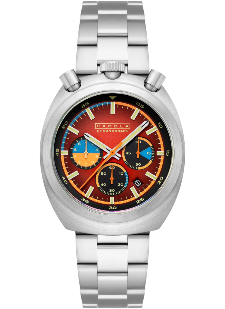Relógio Cadola Testa Di Toro Chronograph Racing Ruby CD-1058-22