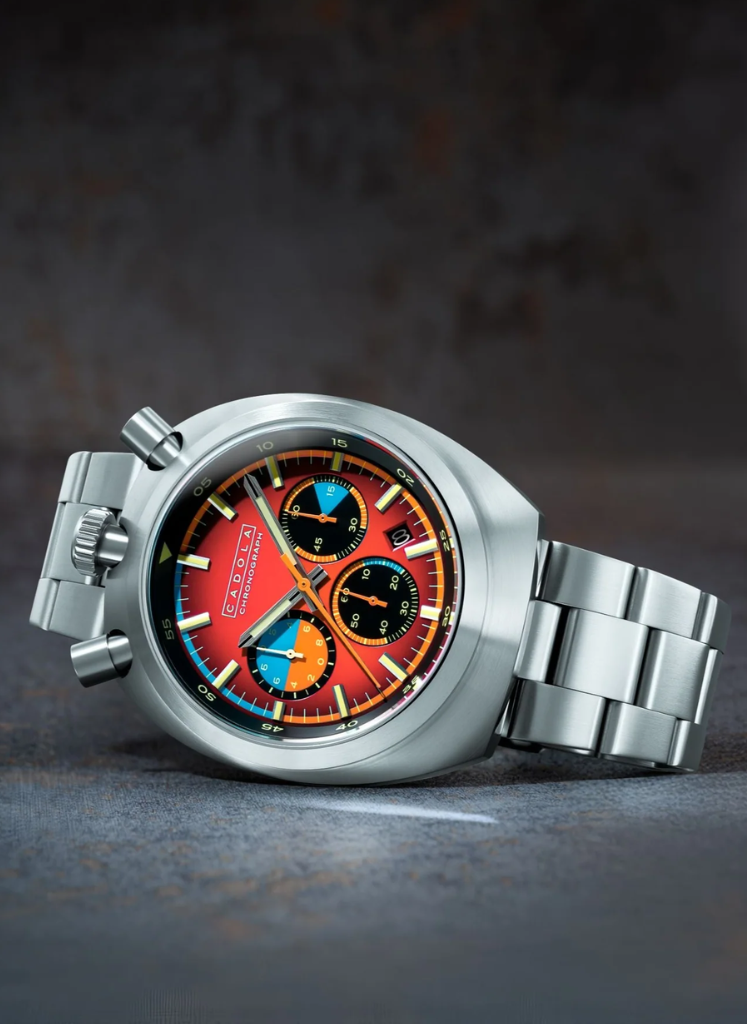 Relógio Cadola Testa Di Toro Chronograph Racing Ruby CD-1058-22