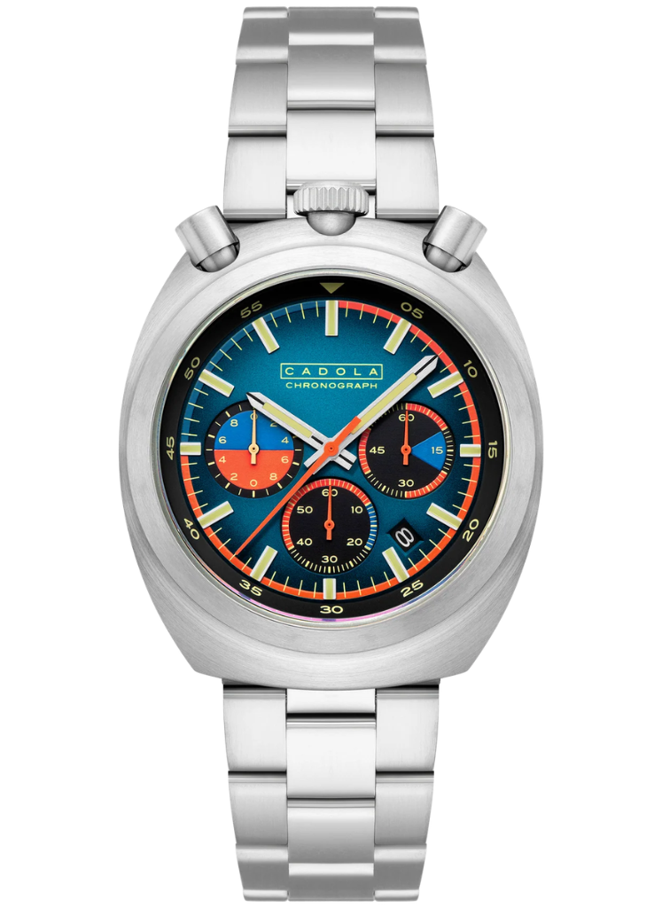 Relógio Cadola Testa Di Toro Chronograph Cobalt Gauge CD-1058-33
