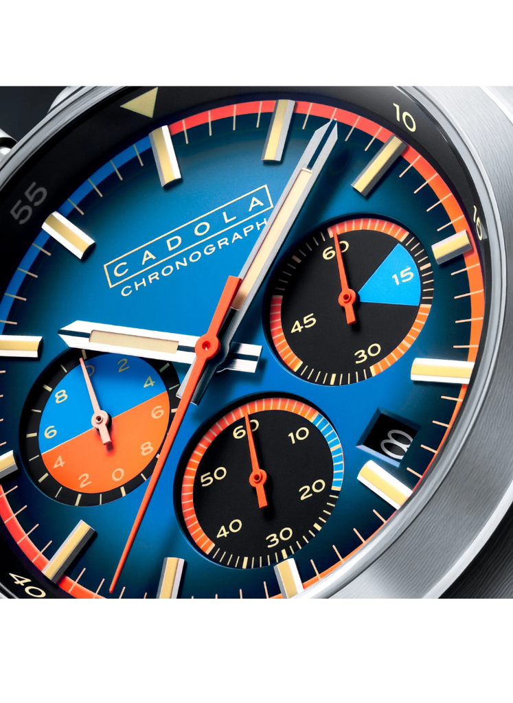 Relógio Cadola Testa Di Toro Chronograph Cobalt Gauge CD-1058-33