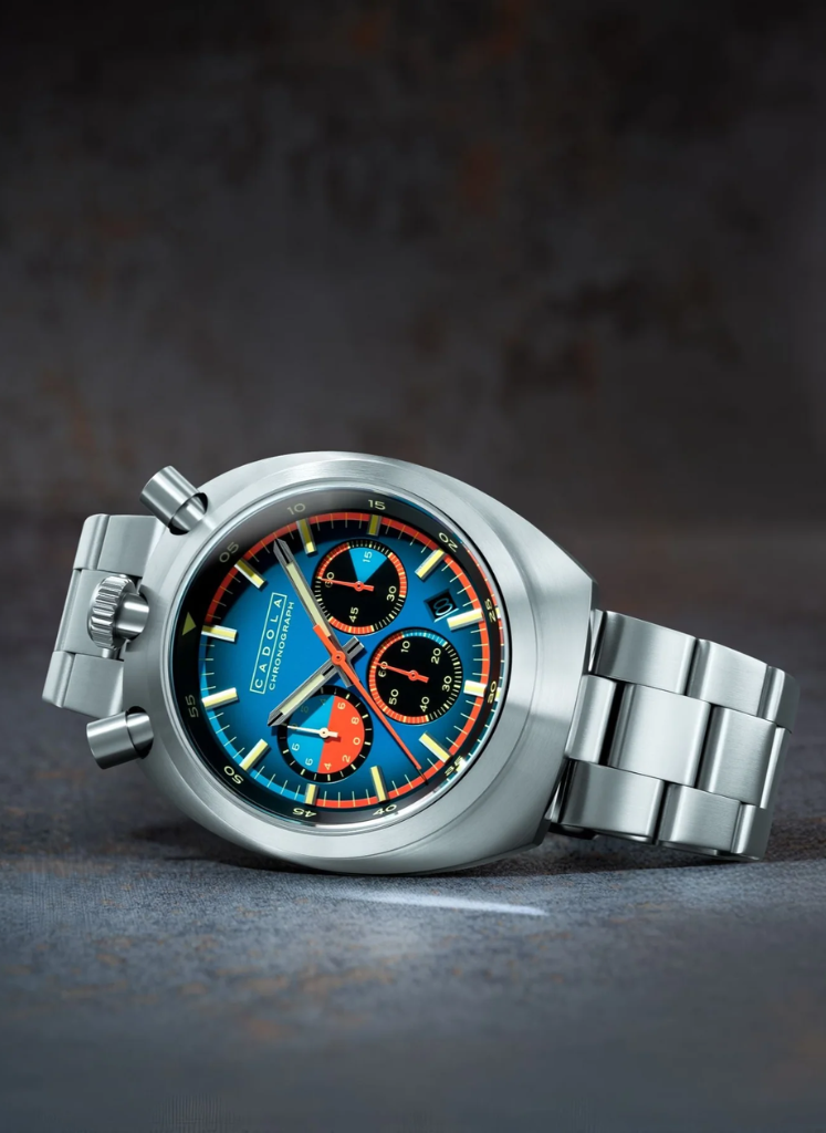 Relógio Cadola Testa Di Toro Chronograph Cobalt Gauge CD-1058-33