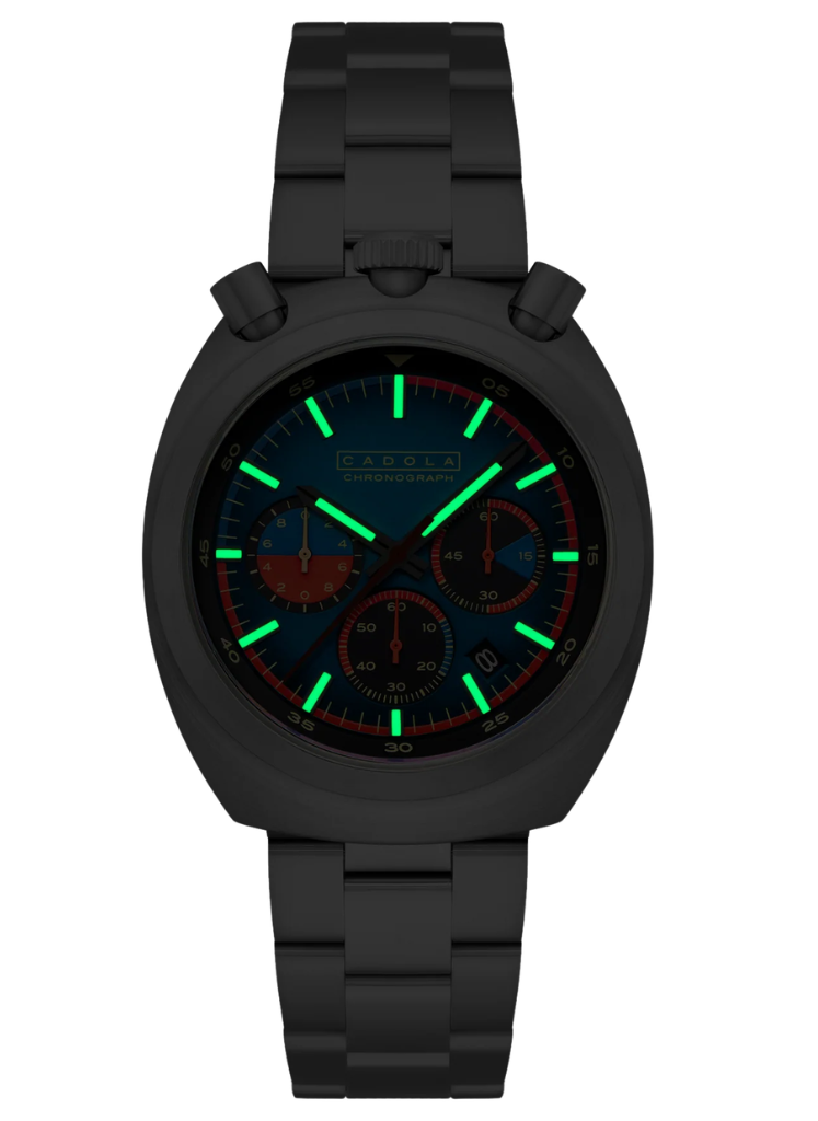 Relógio Cadola Testa Di Toro Chronograph Cobalt Gauge CD-1058-33