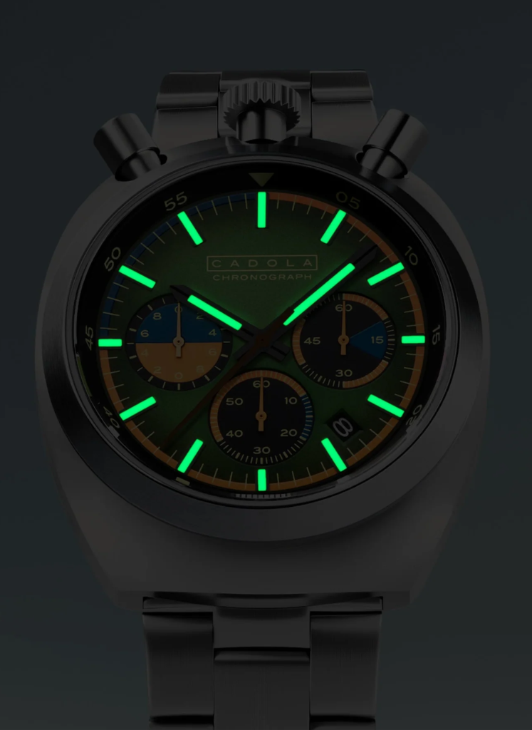 Relógio Cadola Testa Di Toro Chronograph Pine Racer CD-1058-44