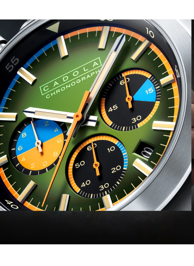 Relógio Cadola Testa Di Toro Chronograph Pine Racer CD-1058-44