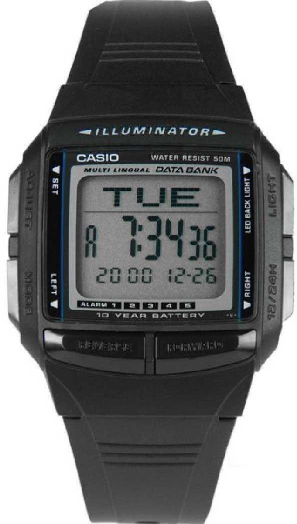Relógio CASIO Vintage Data Bank DB-36-1AVDF