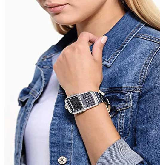 Relógio CASIO Masculino Data Bank Calculadora DBC-32D-1ADF