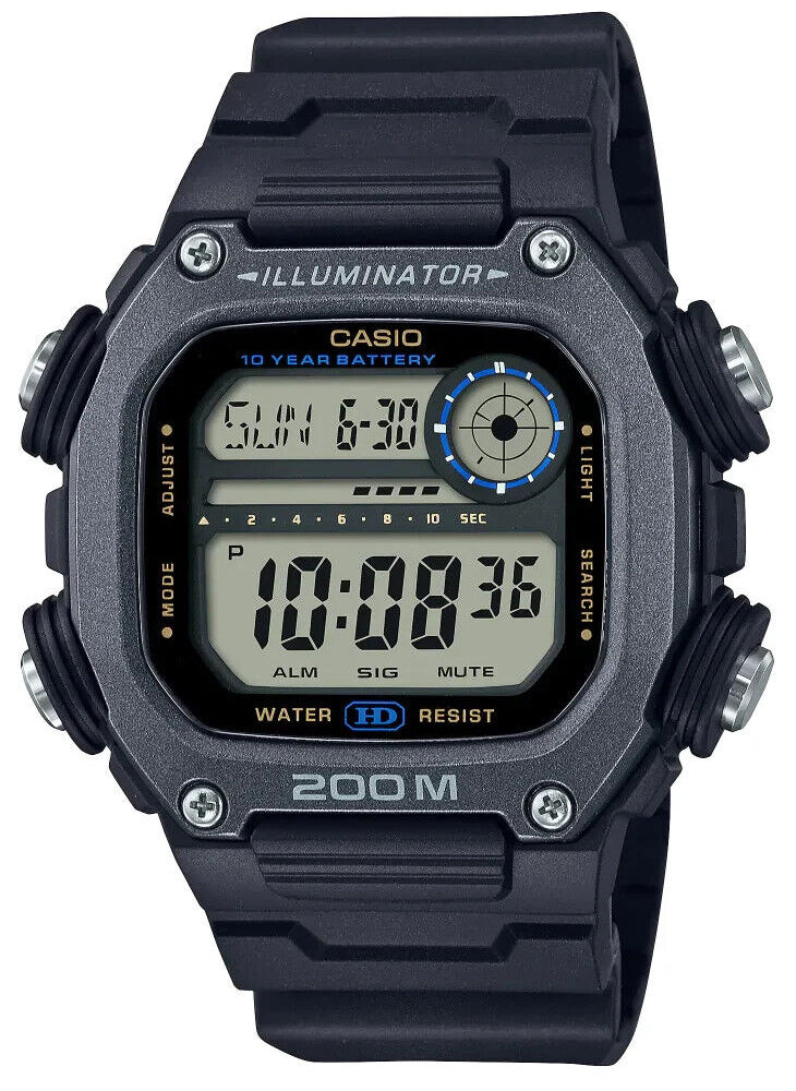 Relógio CASIO Masculino Standard DW-291HX-1A *Pulseira Extra Longa