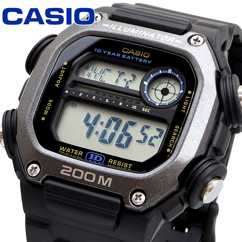 Relógio CASIO Masculino Standard DW-291HX-1A *Pulseira Extra Longa