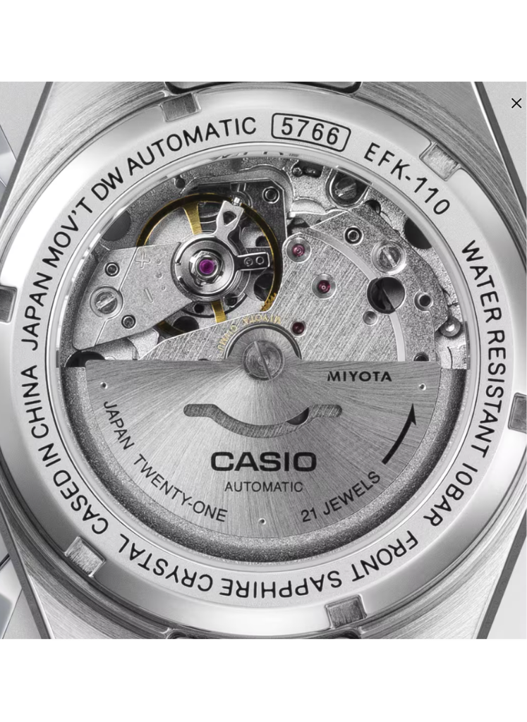 Relógio CASIO Edifice Automático EFK-110D-1ADR *Safira