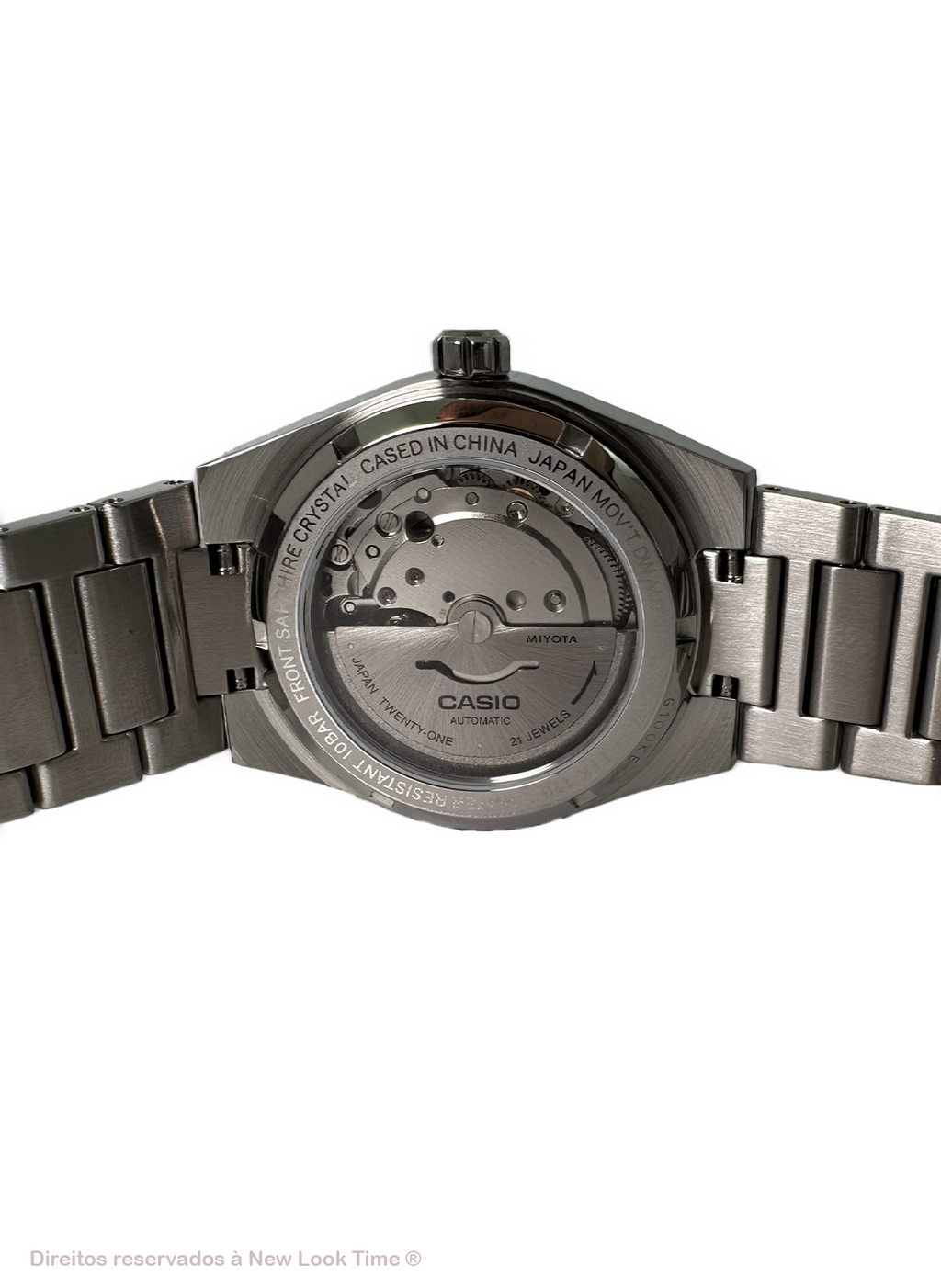 Relógio CASIO Edifice Automático EFK-110D-1ADR *Safira