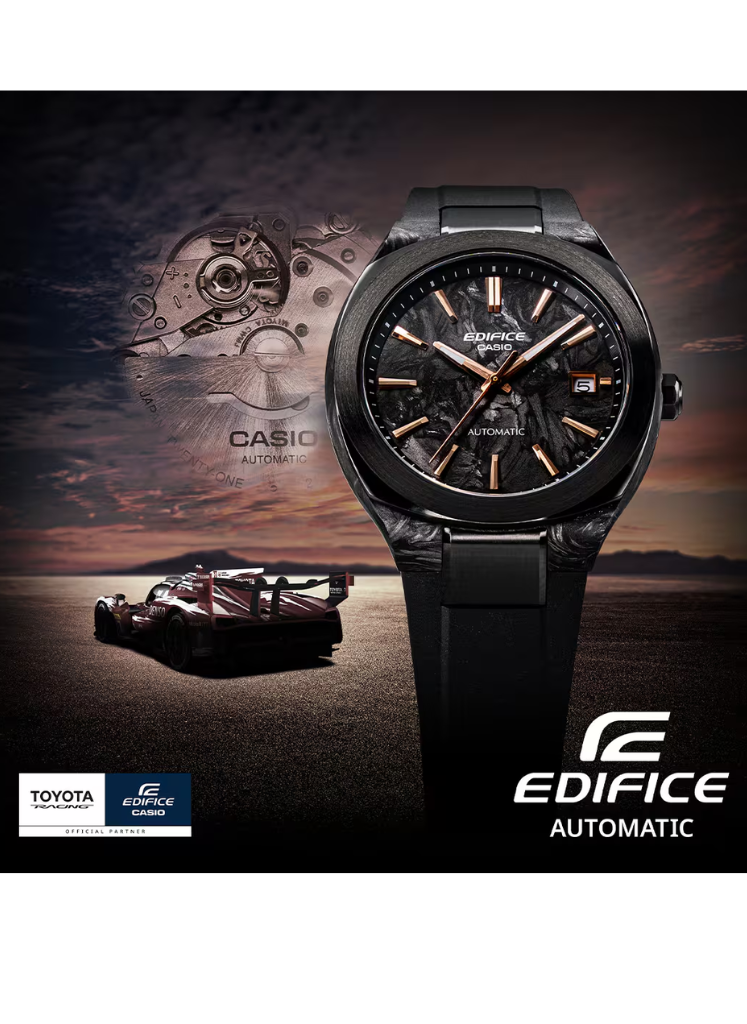 Relógio CASIO Edifice Automático EFK-200XPB-1A *carbono forjado