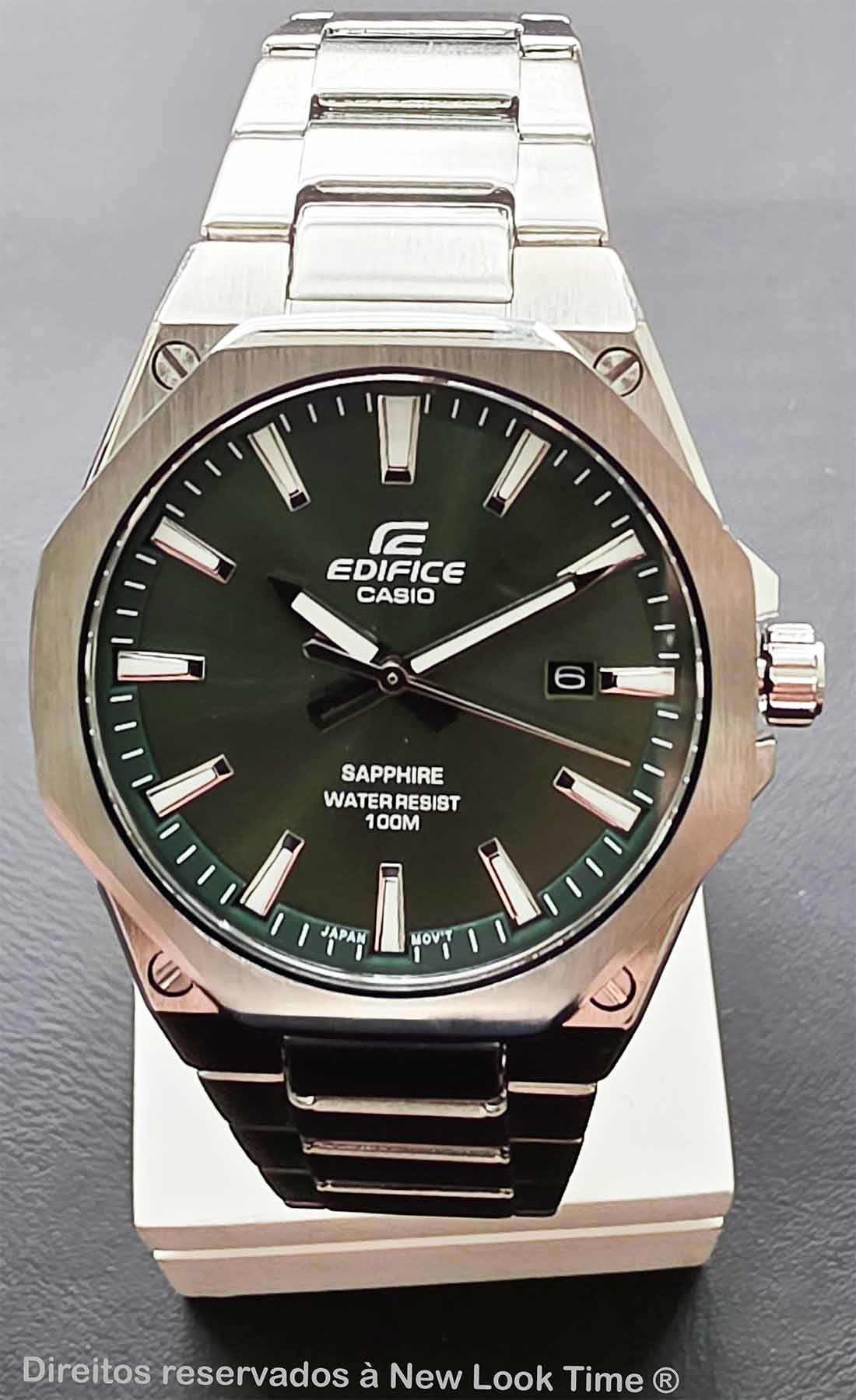 Relógio CASIO Masculino Edifice EFR-S108D-3AV *Safira Slim