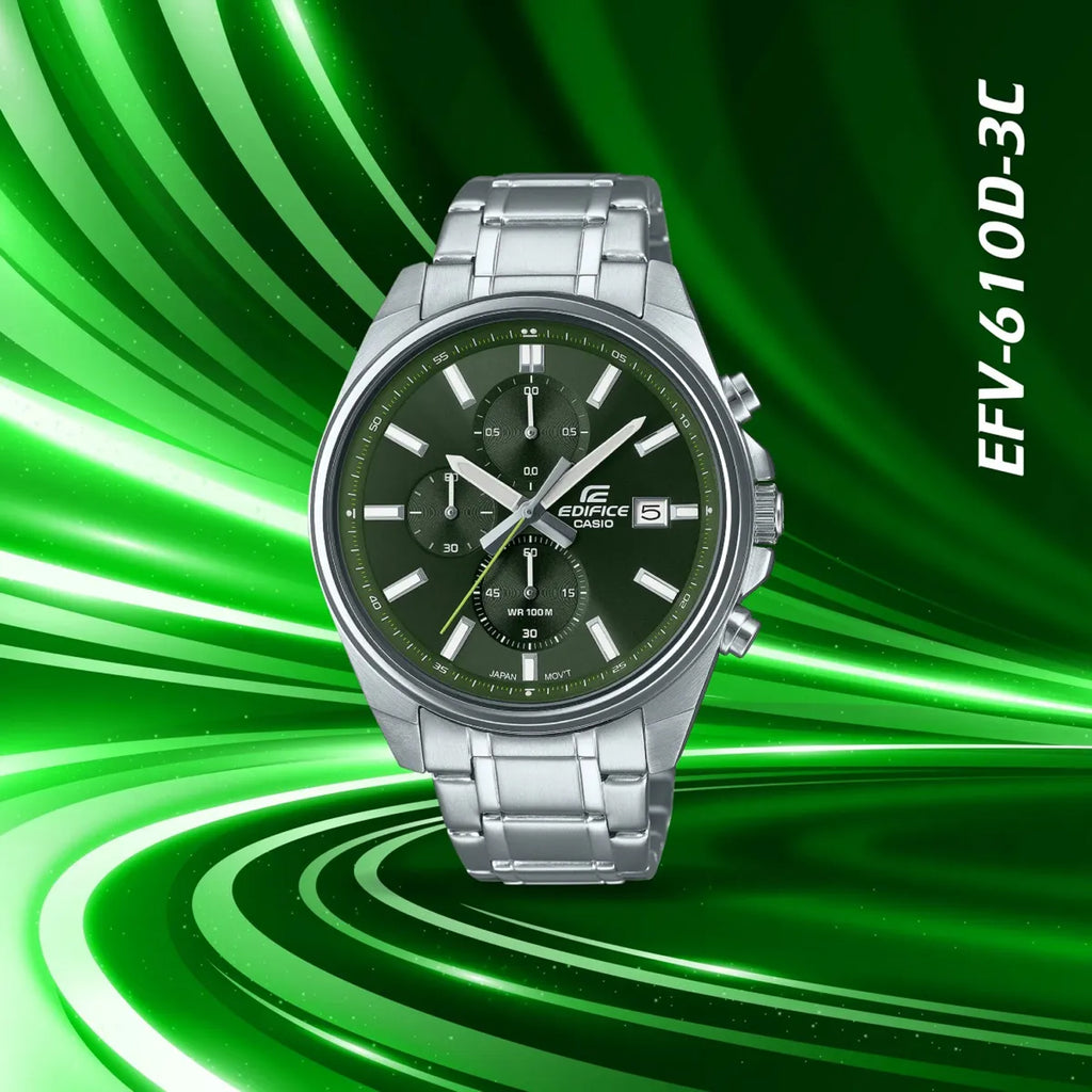 Relógio CASIO Masculino Edifice Cronógrafo EFV-610D-3CVUDF