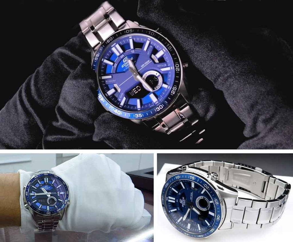 Relógio CASIO Masculino Edifice EFV-C100D-2AVDF * Telememo 30