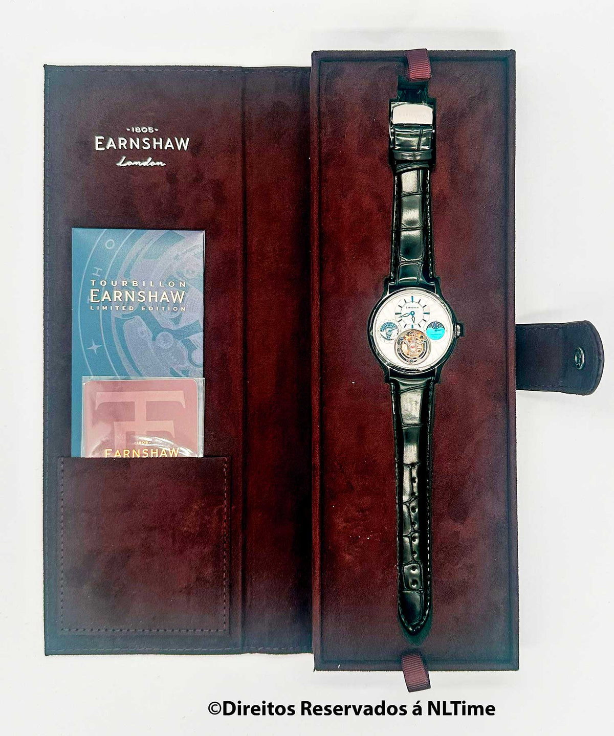 Relógio Thomas Earnshaw Tourbillon Mechanical Sleek Bright *Limited Edition