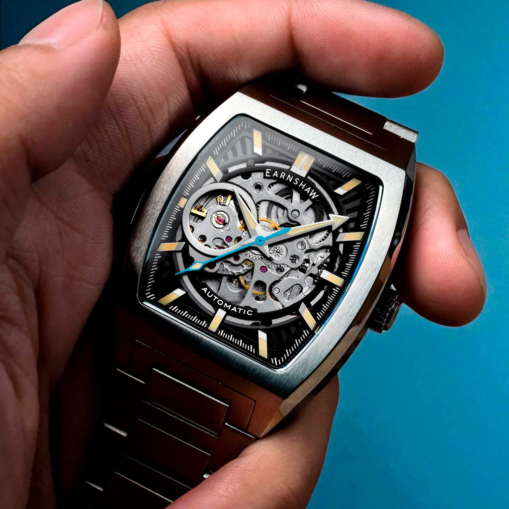 Relógio Thomas Earnshaw Wellington Skeleton ES-8302-11