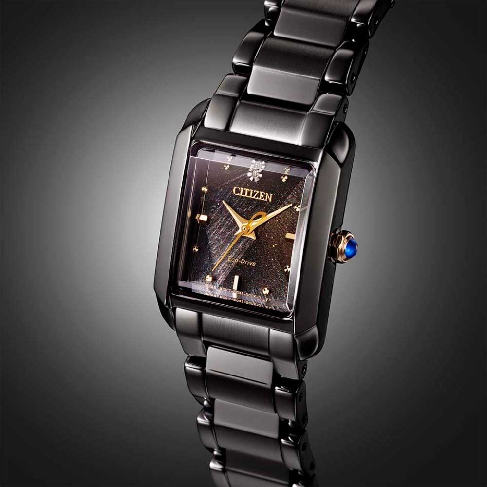 Relógio CITIZEN Feminino Eco-Drive Light in Black EW5636-55E *Ed Comemorativa 50 anos
