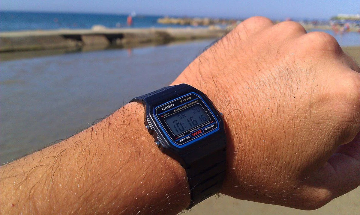 Relógio CASIO Digital F-91W-1DG