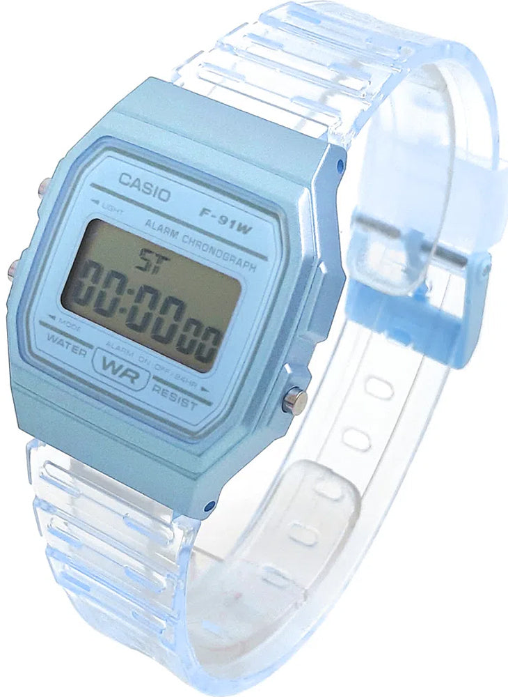 Relógio CASIO Feminino Digital Vintage F-91WS-2DF
