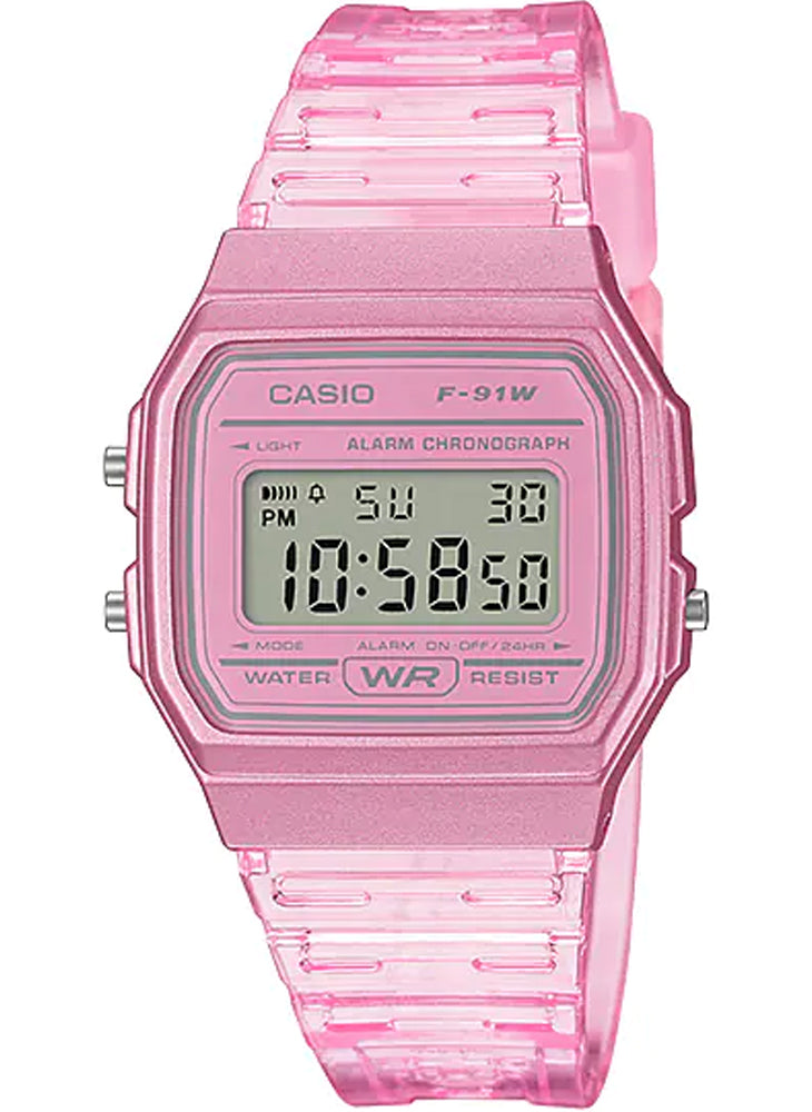 Relógio CASIO Feminino Digital Vintage F-91WS-4DF