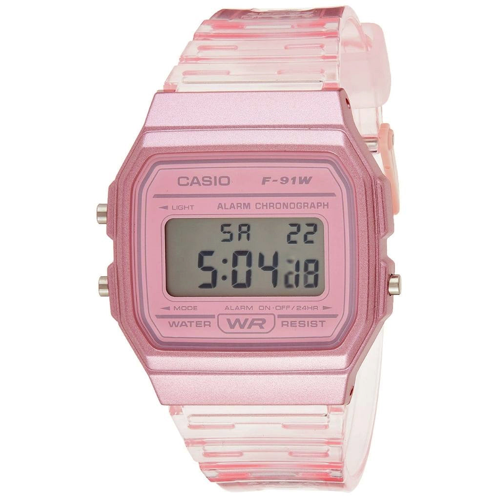 Relógio CASIO Feminino Digital Vintage F-91WS-4DF