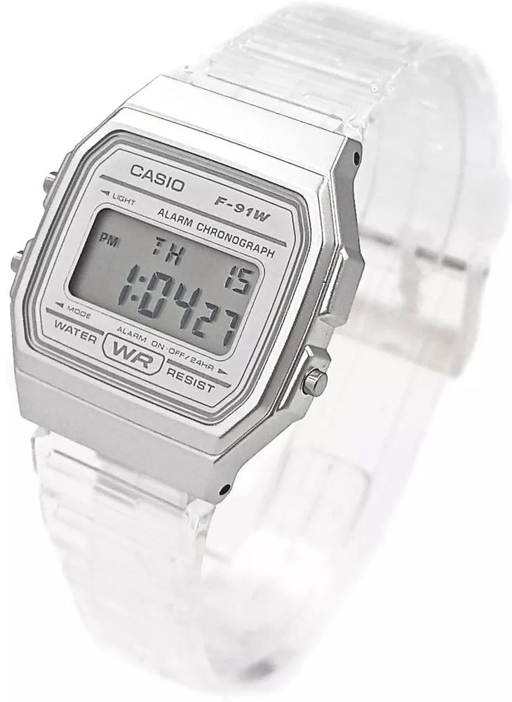 Relógio CASIO Feminino Digital Vintage F-91WS-7DF