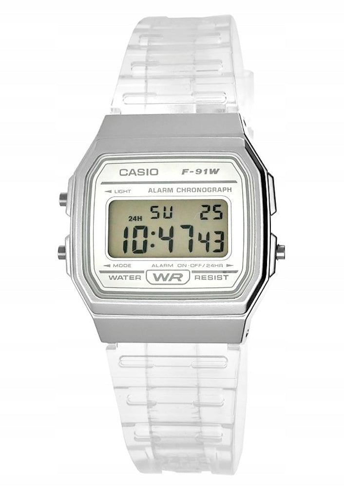 Relógio CASIO Feminino Digital Vintage F-91WS-7DF