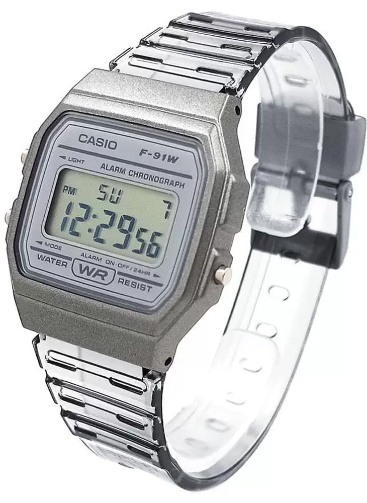 Relógio CASIO Feminino Digital Vintage F-91WS-8DF
