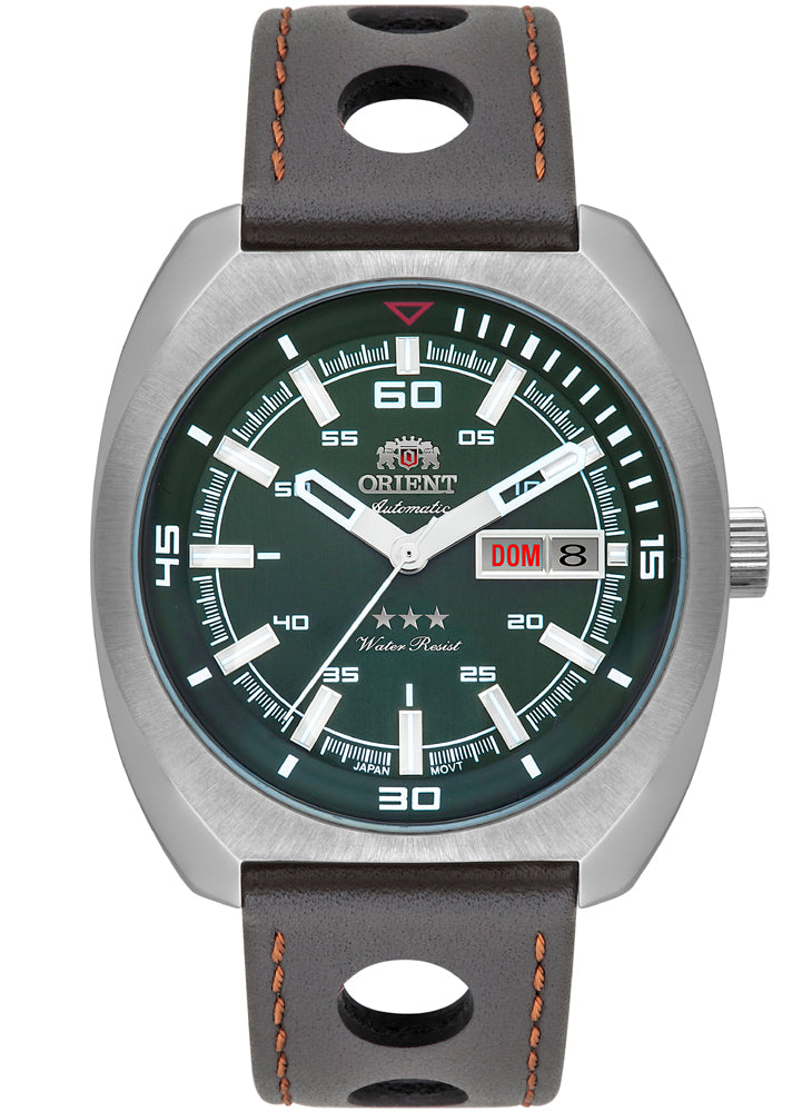 Relógio ORIENT Automático F49SS023 E1SX *kit com pulseira de couro