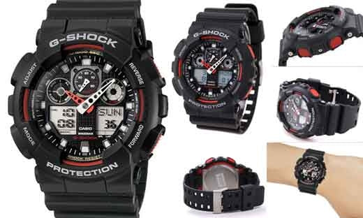 Relógio CASIO G-Shock GA-100-1A4DR *Three Eye