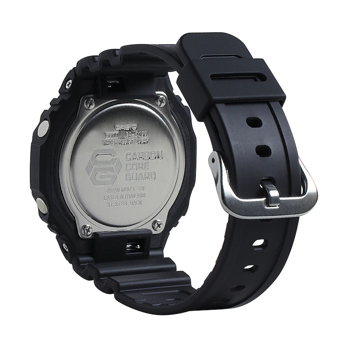 Relógio CASIO G-Shock GA-2100-1A2DR *Carbon Core Guard *Série Neon Accent