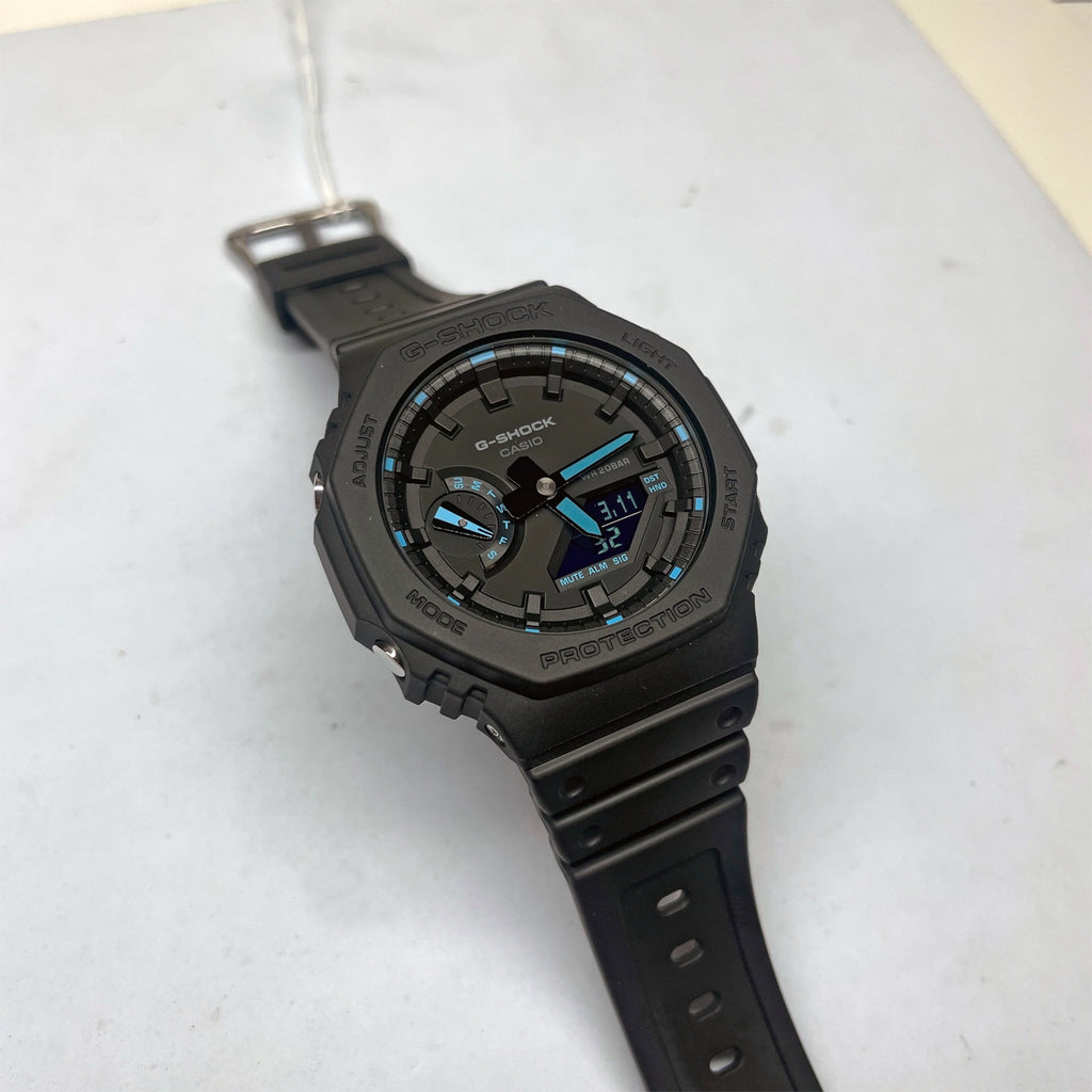 Relógio CASIO G-Shock GA-2100-1A2DR *Carbon Core Guard *Série Neon Accent