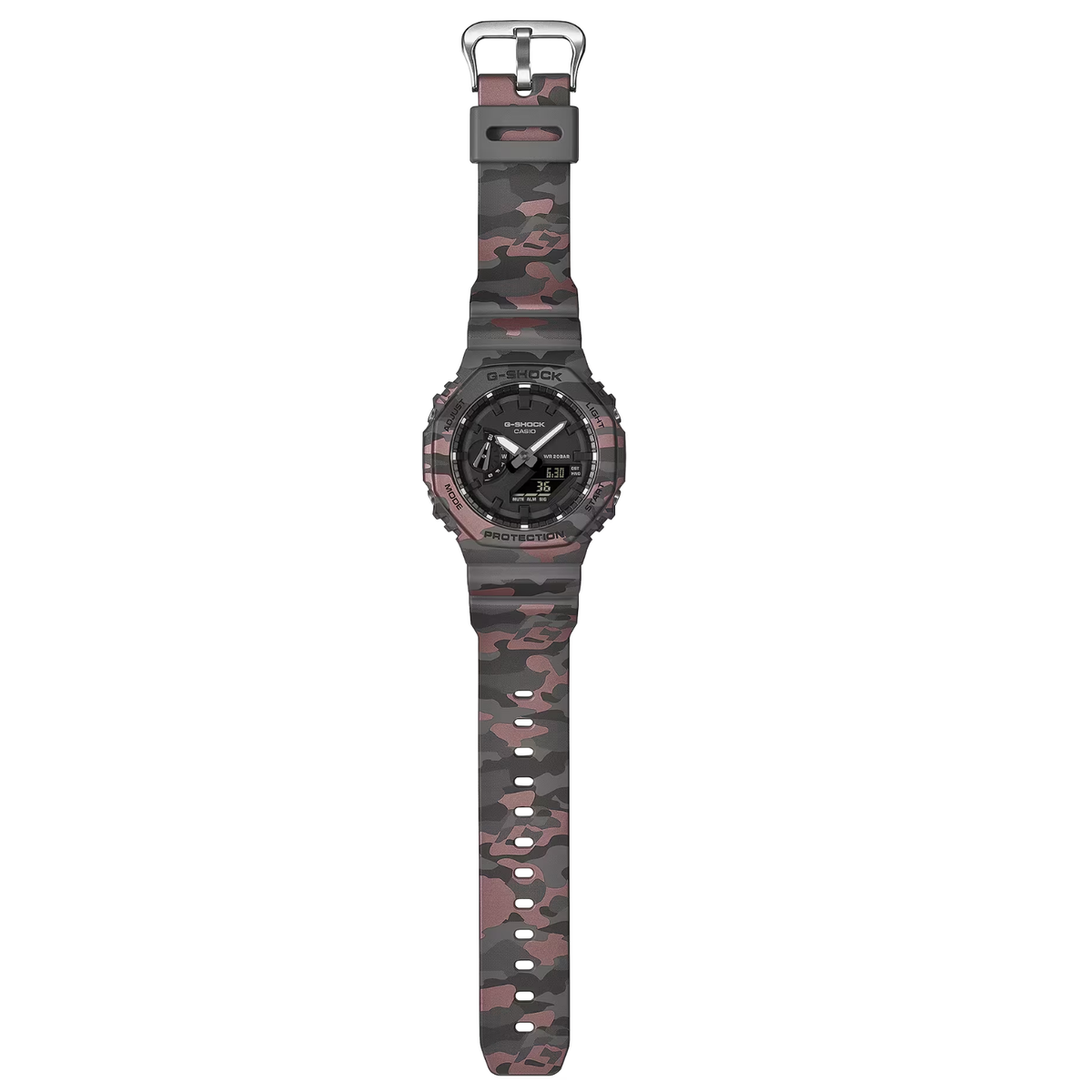 Relógio Casio G-SHOCK GA-2100CM-8A *Carbon Core Guard *Camuflado